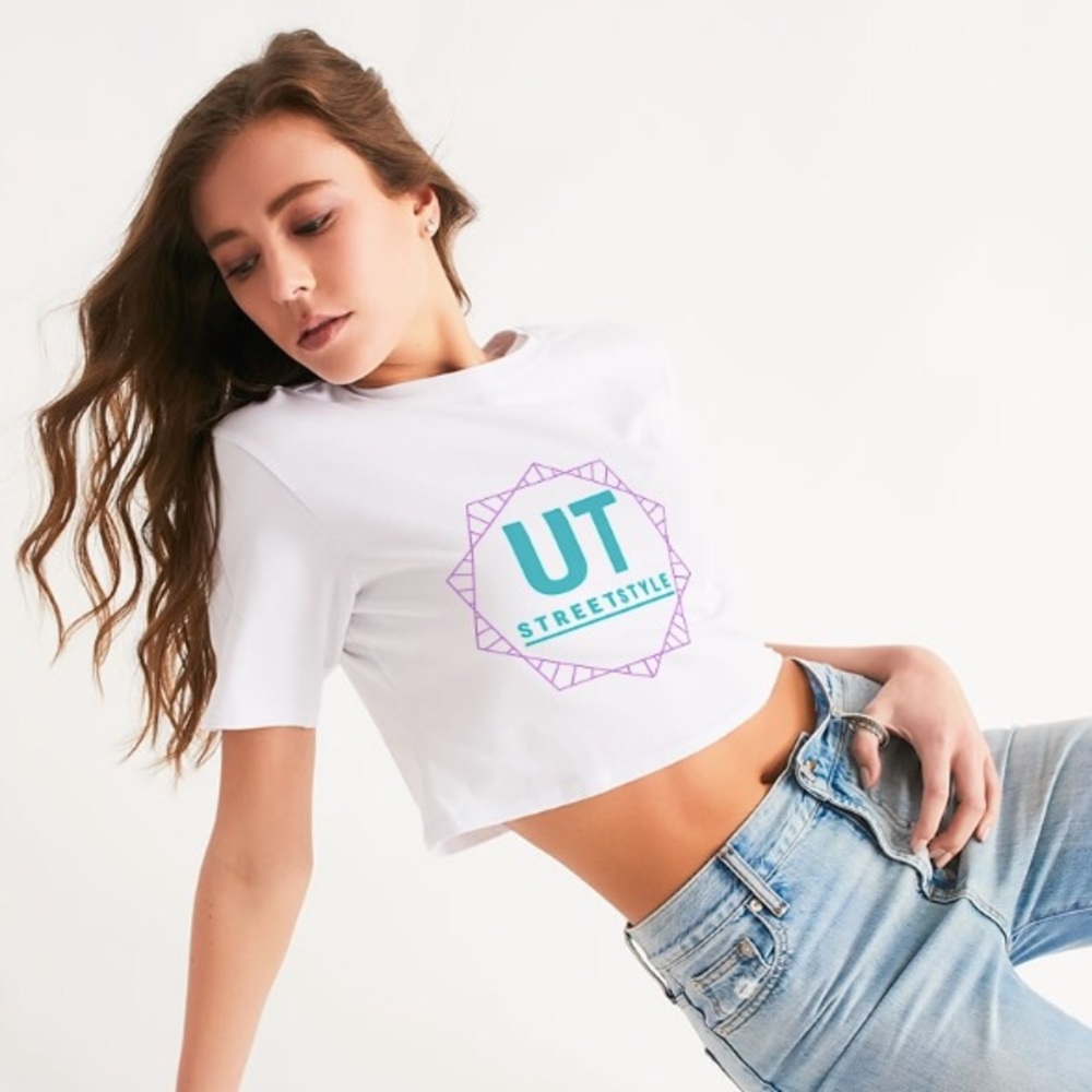 Urban Touch Blue & Purple Logo Tee